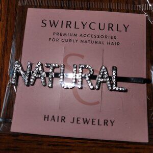 SwirlyCurly Rhinestone Hair Jewelry